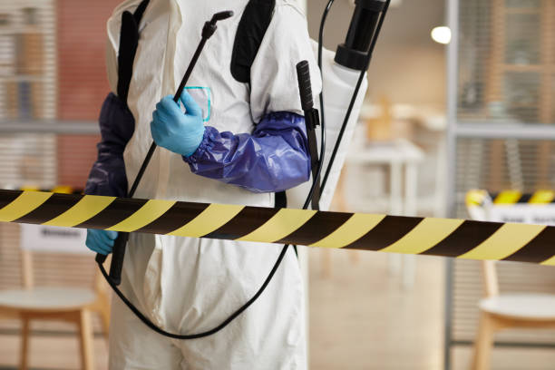 Professional Biohazard Cleanup technician working in Tate, GA